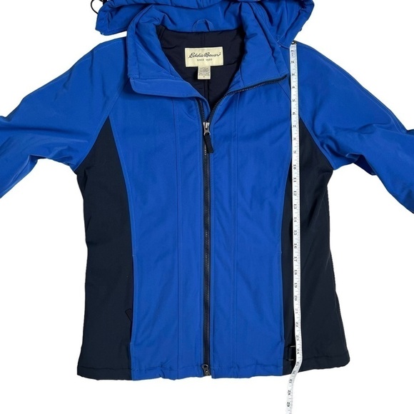 Vintage Eddie Bauer Unisex Blue Hooded Insulated Heavy Winter Jacket Size Small - Picture 14 of 16